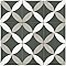Twenties Vintage Petal 7-3/4" x 7-3/4" Ceramic Tile - Sold Per Case of 25 - .11.11 Square Feet Per Case