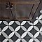 Twenties Vintage Petal 7-3/4" x 7-3/4" Ceramic Tile - Sold Per Case of 25 - .11.11 Square Feet Per Case