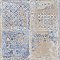Antigua Deco Beige 13" x 13" Porcelain Floor & Wall Tile - Sold Per Case of 9 - 10.8 Sq. Ft.