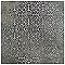 Antigua Deco Graphite 13" x 13" Porcelain Floor & Wall Tile - Sold Per Case of 9 - 10.8 Sq. Ft.