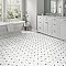 Tuscany Siena 17-3/8" x 17-3/8" Porcelain Floor/Wall Tile - 7 Tiles Per Case - 14.91 Sq. Ft.
