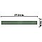 Phoenix Green 1-7/8" x 17-3/4" Porcelain Floor & Wall Tile - 32 Tiles Per Case - 7.43 Square Feet