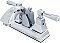 Fauceture Concord 4 in. Centerset Bathroom Faucet - Polished Chrome