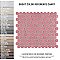Tribeca 1" Hex Glossy Blush Pink Porcelain Mosaic Tile - Sold Per Case of 10 Sheets - 8.65 Square Feet Per Case