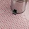 Tribeca 1" Hex Glossy Blush Pink Porcelain Mosaic Tile - Sold Per Case of 10 Sheets - 8.65 Square Feet Per Case