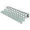 Tribeca 1" Hex Glossy Gray Mist Porcelain Mosaic Tile - Sold Per Case of 10 Sheets - 8.65 Square Feet Per Case