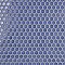 Tribeca 1" Hex Glossy Periwinkle Blue Porcelain Mosaic Tile - Sold Per Case of 10 Sheets - 8.65 Square Feet Per Case