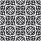 Braga Classic II 7-3/4" x 7-3/4" Ceramic Tile - Gray & Black - Per Case of 25 - 10.76 Square Feet