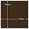 Monocolor Caoba 7-7/8" x 7-7/8" Ceramic Floor and Wall Tile - 25 Tiles Per Case - 11.25 Square Feet