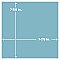 Monocolor Celeste 7-7/8" x 7-7/8" Ceramic Floor and Wall Tile - 25 Tiles Per Case - 11.25 Square Feet