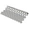 Metro 7/8" Hex Glossy Light Gray Porcelain Mosaic Tile - Sold Per Case of 10 - 8.56 square feet