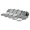 Metro Glossy 2" HexLight Gray Porcelain Mosaic Tile - Sold Per Case of 10 - 8.20 square feet