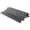 Gotham 1" Hex Unglazed Porcelain Tile - Black - Per Case of 10 Sheets - 8.56 Square Feet