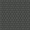 Gotham 1" Hex Unglazed Porcelain Tile - Black - Per Case of 10 Sheets - 8.56 Square Feet