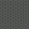 Gotham 1" Hex Unglazed Porcelain Tile - Black - Per Case of 10 Sheets - 8.56 Square Feet