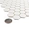 Gotham 1" Hex Unglazed Porcelain Tile - Off-White - Per Case of 10 Sheets - 8.56 Square Feet