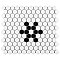 Metro 1" Hex Matte White Snowflake 10-1/4" x 11-7/8" Porcelain Mosaic Tile - Sold Per Case of 10 - 8.65 Square Feet