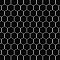 Metro 2" Hex Glossy Black 11-1/8" x 12-5/8" Porcelain Mosaic Tile - Sold Per Case of 10 - 10.0 Sq. Ft.