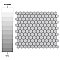 Metro 1" Hex Glossy White Porcelain Mosaic Tile - Per Case of 10 - 8.5 Square Feet