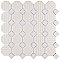 Metro Octagon M White w/Cobalt Dot 11-1/2" x 11-1/2" Porcelain Mosaic Tile - Sold Per Case of 10 - 9.4 Sq. Ft.