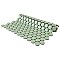 Metro Penny Matte Light Green 9-3/4" x 11-1/2" Porcelain Mosaic Tile - Sold Per Case of 10 - 7.97 Square Feet