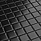 Metro 1" Square Matte Black 10-3/4 x 11-3/4 Porcelain Mosaic Tile - Sold Per Case of 10 - 9.0 Sq. Ft.