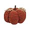 Burnt Orange Waffle Weave Pumpkin