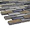 Tessera Subway Stonehenge 11-3/4" x 11-3/4" Glass & Stone Mosaic Tile - Gray/Brown/Tan - Per Sheet - .95 Square Feet