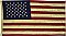 American Flag - Aged Color - Large 58" Wide
