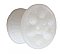 Translucent White Colonial Sandwich Glass Knob - 1-3/4" Diameter