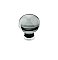 Bristol Smoke Crystal Cabinet Knob, 1-1/4" Polished Chrome
