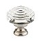 Deco Crystal Cabinet Knob 1-1/4"