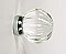 Clear Transparent Glass & Polished Chrome