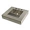 Kingston Brass Fauceture 25" x 22" Stainless Steel Bathroom Sink - Brushed