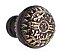 Cottage Garden Small Cabinet Knob, Antique Brass