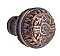 Cottage Garden Small Cabinet Knob, Antique Copper