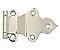 Offset Cabinet Hinge, Nickel