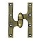 Solid Brass Olive Knuckle Hinge - 6" x 4" - LEFT