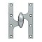Solid Brass Olive Knuckle Hinge - 6" x 4" - LEFT