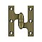 Solid Brass Olive Knuckle Hinge - 3" x 2-1/2" - RIGHT