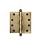 4" X 4" Steel Door Hinge - Antique Brass