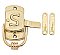 Hoosier "S" Latch - Polished Brass - Left