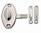 Hoosier Oval  Latch - Polished Nickel