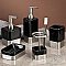 Gia Black and Stainless Steel Toothbrush Holder