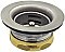 Tacoma Stainless Steel Bar Sink Duo Basket Strainer - Brushed Nickel