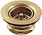 Tacoma Stainless Steel Bar Sink Duo Basket Strainer - Brushed Brass