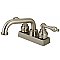Kingston Brass 3-Hole Deck Mount Laundry or Utility Sink Faucet - Satin Nickel
