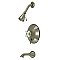 Pressure Balance Tub & Shower Set - Satin Nickel