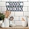 Sevillano Flora Address Number 6 2-1/8" x 4-3/8" Ceramic Wall Tile - Sold by the individual piece