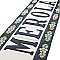 Sevillano Flora Address Number 6 2-1/8" x 4-3/8" Ceramic Wall Tile - Sold by the individual piece
